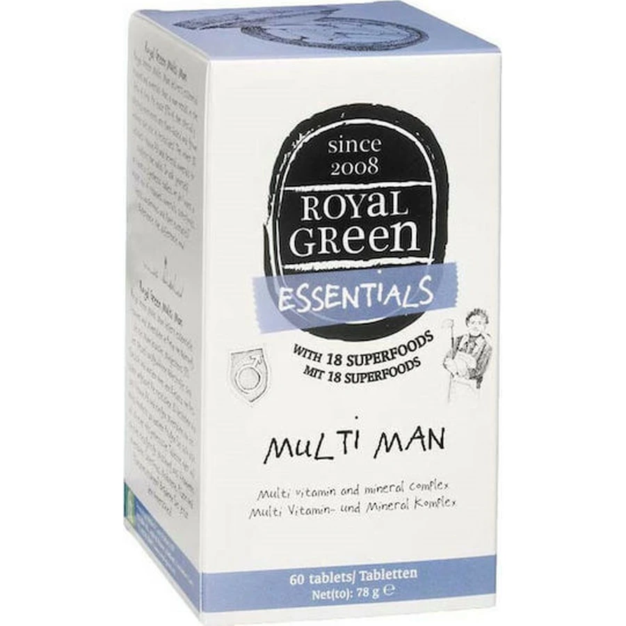 Royal Green Multivitamin for Energy, Immune System & Hair Strengthening 60 Tablets