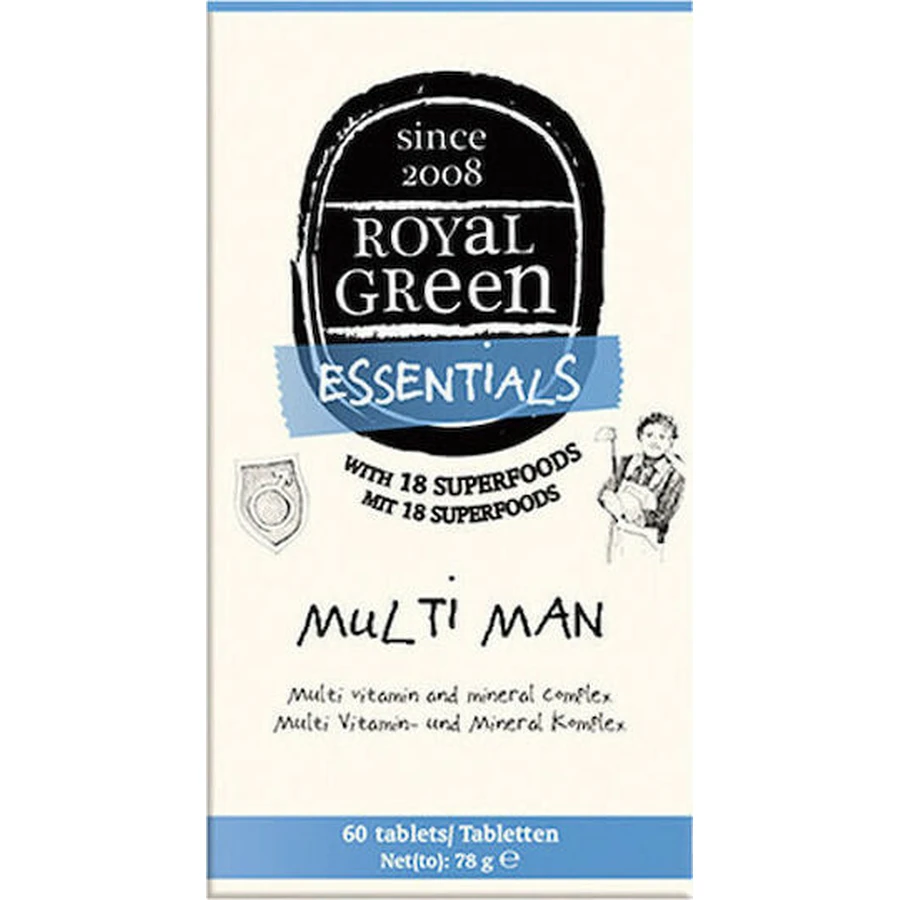 Royal Green Multivitamin for Energy, Immune System & Hair Strengthening 60 Tablets