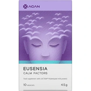Agan Eusensia Calm Factors Anxiety Supplement 10 gélules végétales