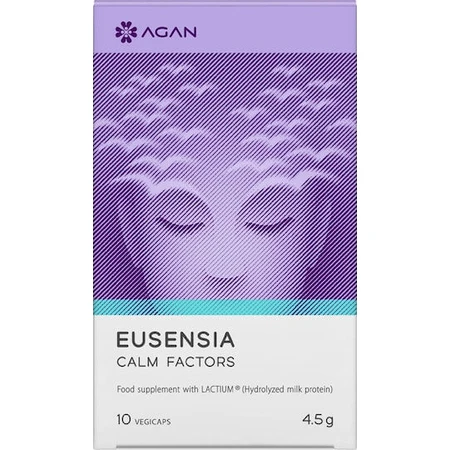 Agan Eusensia Calm Factors Anxiety Supplement 10 gélules végétales