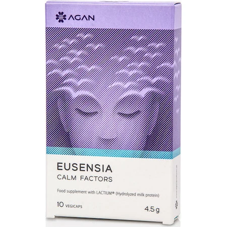 Agan Eusensia Calm Factors Anxiety Supplement 10 gélules végétales