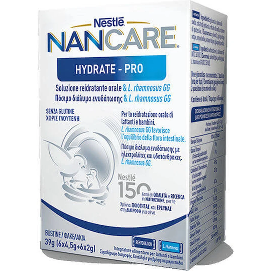 Nestle NanCare Hydrate Pro Speciaal Voedingssupplement 12 sachets
