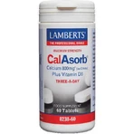 Lamberts Maximum Concentration CalAsorb Calcium (sous forme de Citrate) Plus Vitamine D3 800mg 60 Comprimés