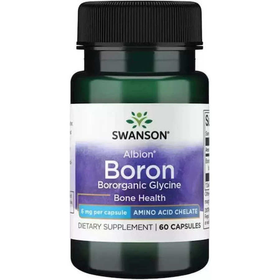 Swanson Albion Boron Bororganic Glycine Joint Health Supplement 60 caps