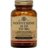Solgar Vitamina Ácido Pantoténico para la Salud del Sistema Nervioso 550mg 50 cápsulas vegetales