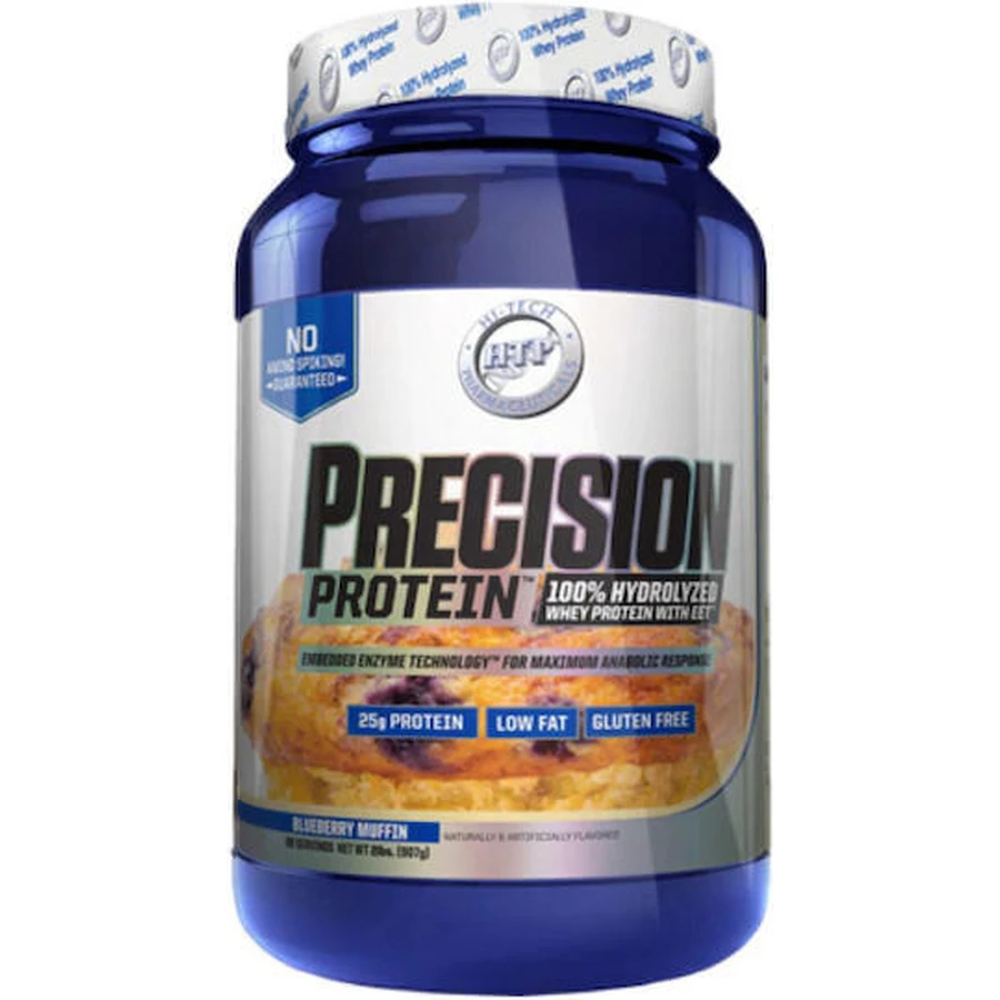 Hi-Tech Pharmaceuticals Precision Protein® Whey Protein Gluten Free with Flavor Blueberry Muffin 907gr