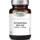 Power Of Nature Platinum Range Platinum D3+K2 Immune Strengthening & Egg Health Vitamin 2000iu 30 caps