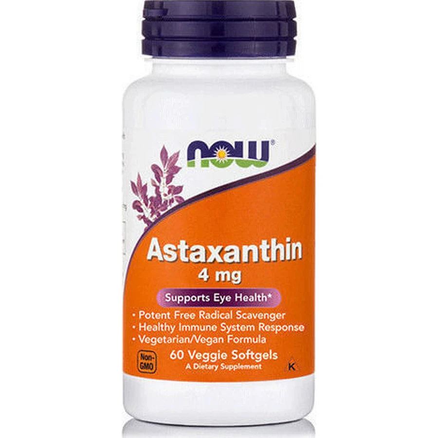 Now Foods Astaxanthin Food Supplement Special 60 veget capsules