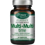 Power Of Nature Platinum Range Multi+Multi Time Multivitamine voor energie en versterking van het immuunsysteem 30 tabletten