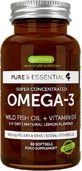 iGennus Pure Essentials Super Concentrated Omega 3 Wild Fish Oil &amp; Vitamin D3 Fish Oil 893mg 60 caps Unflavoured