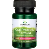 Swanson Oral Probiotic Formula Probiótico 30 comprimidos masticables Fresa natural