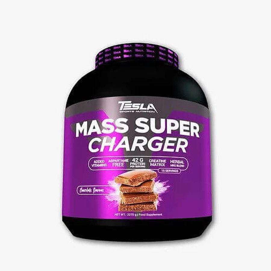 Supercargador Tesla Mass con sabor a chocolate 2,27kg