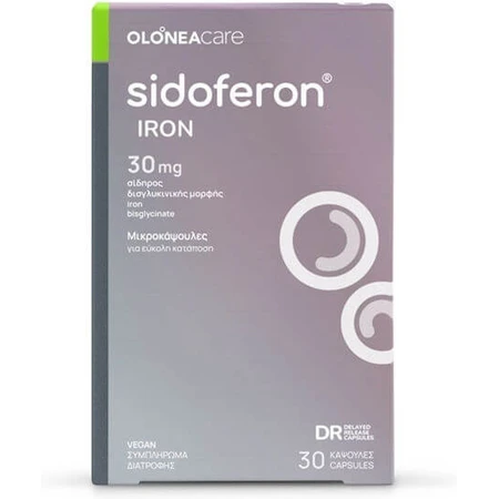 Olonea Sidoferon IJzer 30mg 30 Kruidencapsules