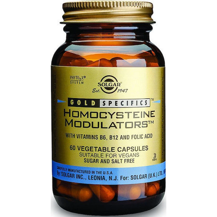 Solgar Gold Specifics Homocysteine Modulators 60 Herbal Capsules Unflavoured