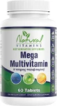 Natural Vitamins Mega Multivitamin Multivitamin Multivitamin for Energy, Immune System Strengthening &amp; Hair 100mg 60 Tablets