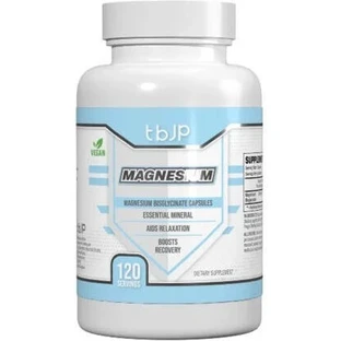 tbJp Magnésium Glycinate 1000mg 120 Capsules Magnésium Bisglycinate