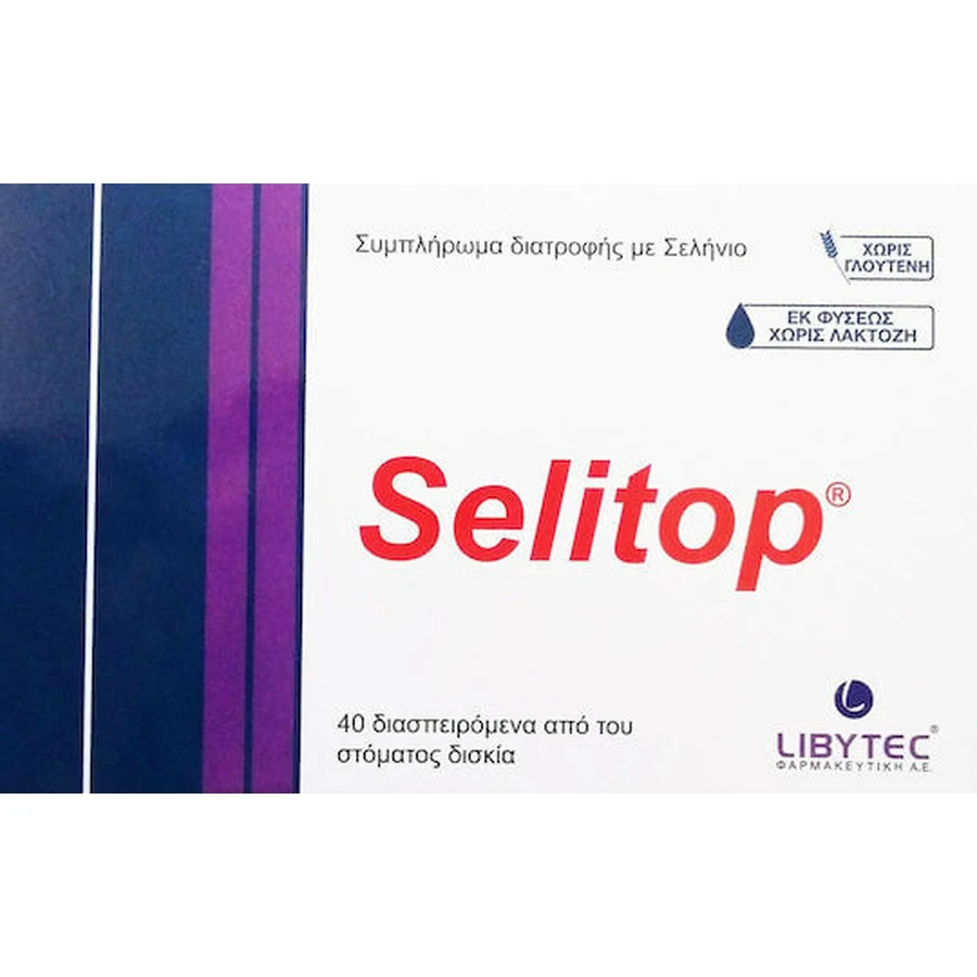 Libytec Selitop Selenium 40 Sublinguale Schijfjes