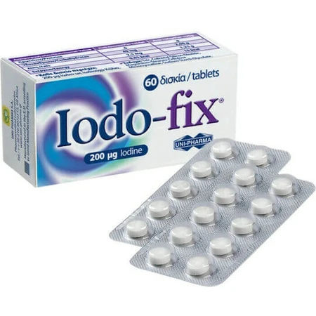 UNI-PHARMA Yodo Fix 200 μg 60 comprimidos 60 comprimidos