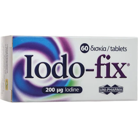 UNI-PHARMA Yodo Fix 200 μg 60 comprimidos 60 comprimidos