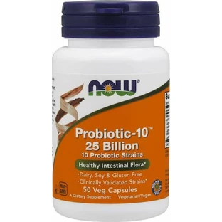 Now Foods Probiotic-10 25 Billion Probiotic 50 veget veget capsules
