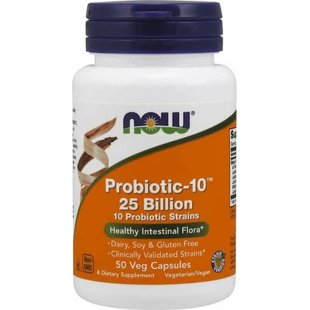 Now Foods Probiotic-10 25 Billion Probiotic 50 veget veget capsules