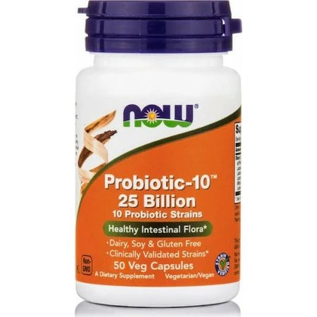 Now Foods Probiotic-10 25 Billion Probiotic 50 veget veget capsules