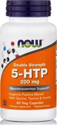 Now Foods 5-HTP Double Strength 60 Herbal Capsules Unflavoured
