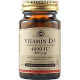 Solgar Vitamin D3 Vitamin for Immune System Strengthening & Egg Health 4000iu 60 veget capsules
