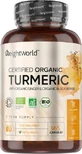 Turmeric Organic Ginger and Black Pepper X 365 Capsules Weightworld