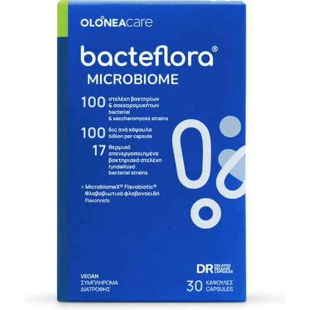 Olonea Bacteflora Microbioma Probiótico 30 cápsulas vegetales