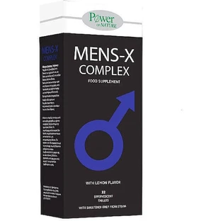 Power Health Mens-X Complex Suplemento potenciador de la testosterona 32 comprimidos eff Limón