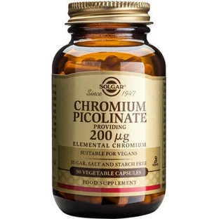 Solgar Chromium Picolinate 200mg 90 Herbal Capsules