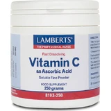 Lamberts Vitamin C as Ascorbic Acid Vitamin for Strengthening Immune System, Skin & Antioxidant Action 500mg 250gr 250gr