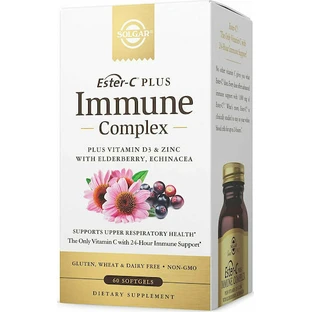 Solgar Ester-C Plus Immune Complex 1000mg Immune Boosting Supplement 60 softgels