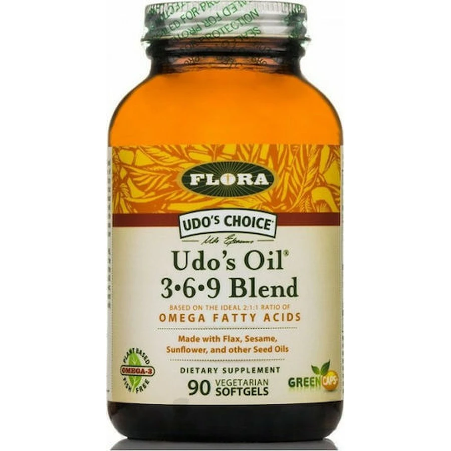 Flora Omega 3-6-9 Flax Seed Oil 90 softgels Unflavoured