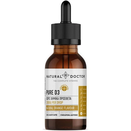 Natural Doctor Pure D3 Vitamin for Immune Support & Egg Health 2000iu 30ml