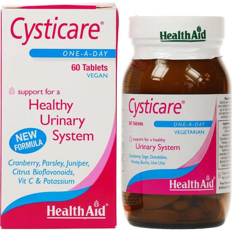 Health Aid Cysticare Suplemento Dietético Especial 60 comp.