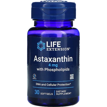 Life Extension Astaxanthin With Phospholipids 4mg Food Supplement Special 30 softgels