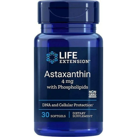 Life Extension Astaxanthin With Phospholipids 4mg Food Supplement Special 30 softgels