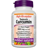 Webber Naturals Kurkuma Curcumin 60 pflanzliche Kapseln