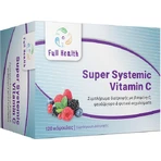 Full Health Super Systemic Vitamina C sistémica para el refuerzo inmunitario, la piel y la acción antioxidante 120 cápsulas vegetales