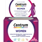 Centrum Mujer Multivitamínico Especialmente Creado para Mujeres para Fortalecer la Energía y el Sistema Inmunitario 30 Comprimidos