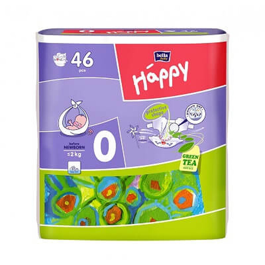 Comprar Pañal Antes Recién Nacido, +2 Kg, 46 piezas, Happy Pañal Antes Recién Nacido, +2 Kg, 46 piezas, Happy
