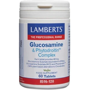 Lamberts Glucosamine & Fytodroïtine Complex Gewrichts- & Botgezondheidssupplement 60 tabs
