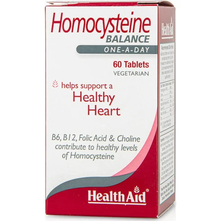 Health Aid Homocysteïne Speciaal Voedingssupplement 60 dossiers