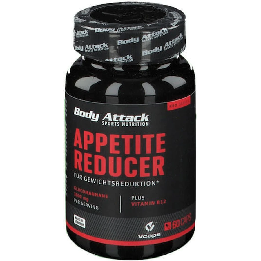 Body Attack Réducteur d'appétit Supplément de perte de poids 60 gélules végétales