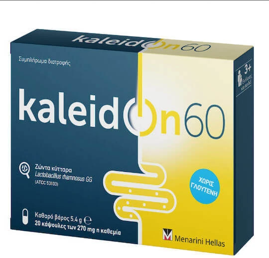 Menarini Kaleidon 60 Probiotic 270mg Lactobacillus Rhamnosus GG 20…