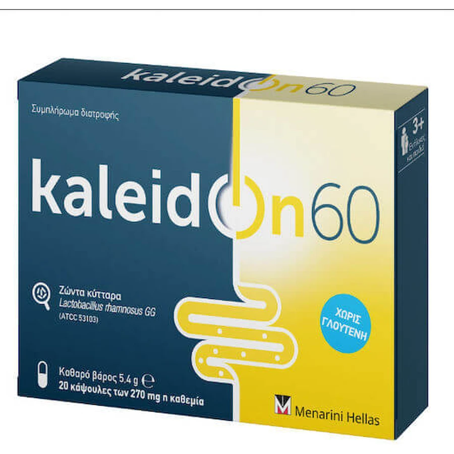 Menarini Kaleidon 60 Probiotika 270mg Lactobacillus Rhamnosus GG 20 Kapseln