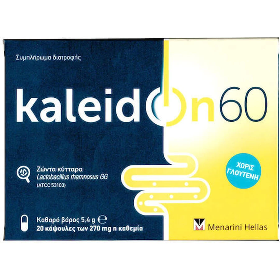 Menarini Kaleidon 60 Probiotika 270mg Lactobacillus Rhamnosus GG 20 Kapseln