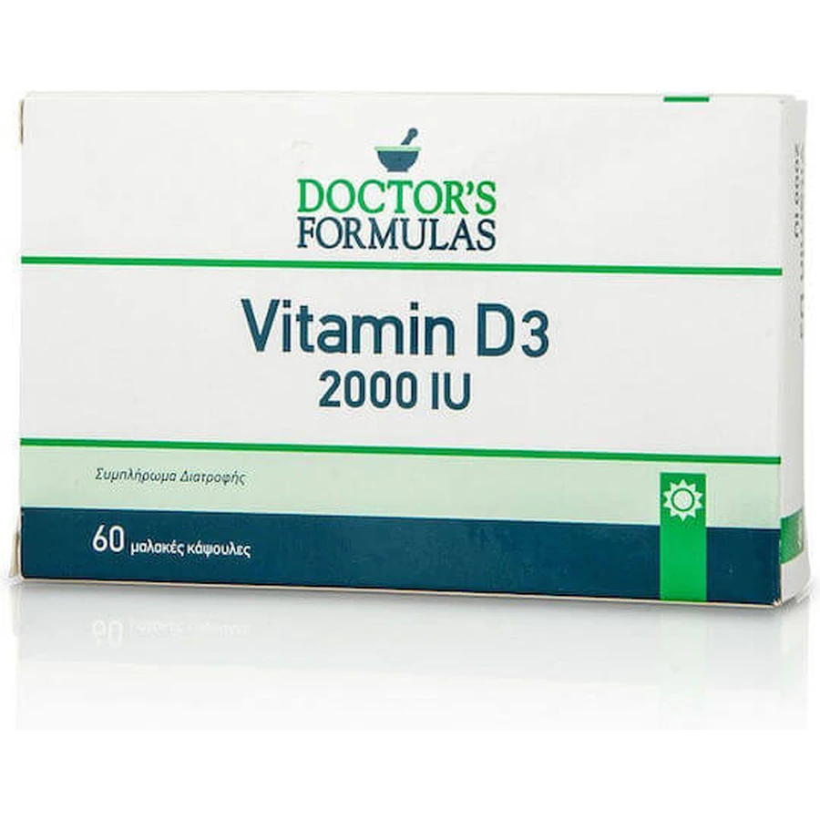 Doctor's Formulas D3 & K2 & Mag Vitamin Formel für Immunsystem Stärkung & Ei Gesundheit 60 caps